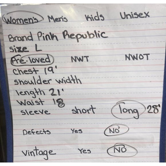 Large Pink‎ Republic Striped Sweater Knit Long sleeve Womens Fall Fashion Cozy - Picture 5 of 5